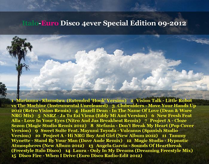 NEW GENERATION ITALO DISCO SPECIAL NOSTALGIE EDITION i inne Mixy - Italo-Euro Disco 4ever Special Edition 09-2012.jpg