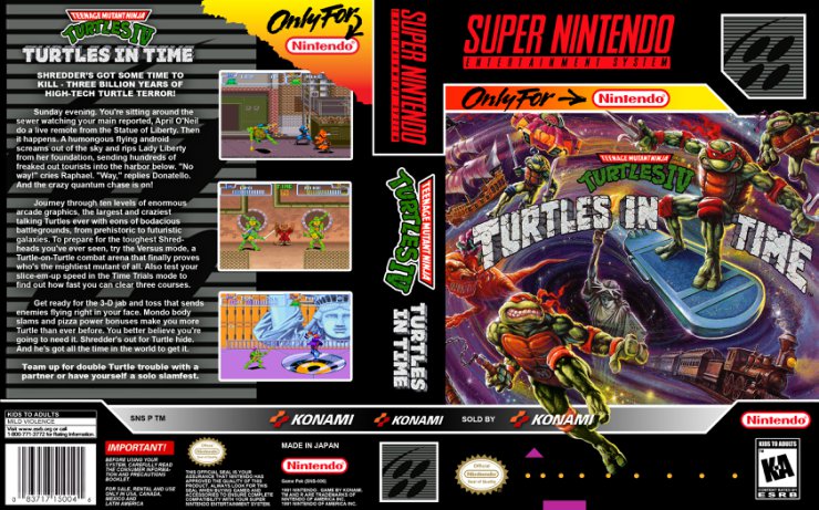  Covers Super Nintendo - TMNT IV - Turtles In Time Nintendo Snes - Cover.jpg