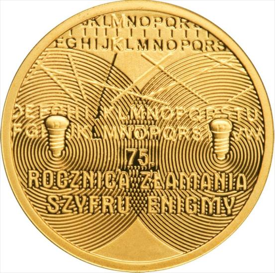Monety Okolicznościowe Złote Au - 2007 - 75. rocznica złamania szyfru Enigmy.JPG