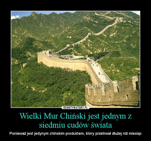 Demotywatory - Wielki-Mur-Chinski-jest-jednym-z-siedmiu-cudow-swiata.jpg
