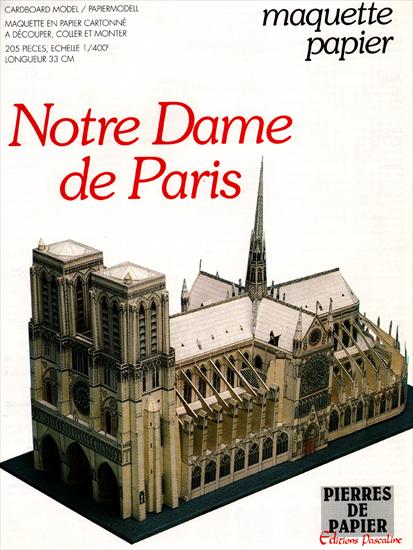 modele kartonowe - MAQUETTE EN PEPER - Notre-Dame de Paris.jpg