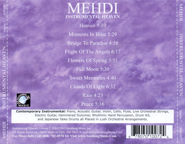 MEHDI - 1234 - Mehdi - Vol.7 Instrumental Heaven Back.jpg