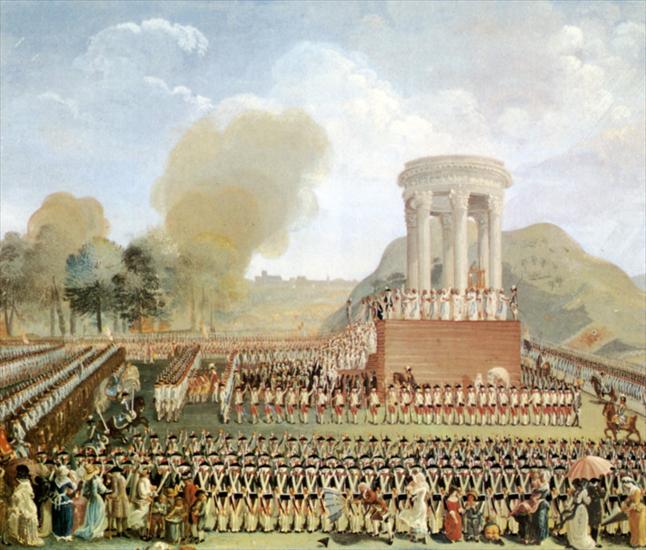 Iconographie De La Revolution Francaise 1789-1799 - 1790 07 14 Fete de la Federation de Besancon Autel de la Nation.jpg