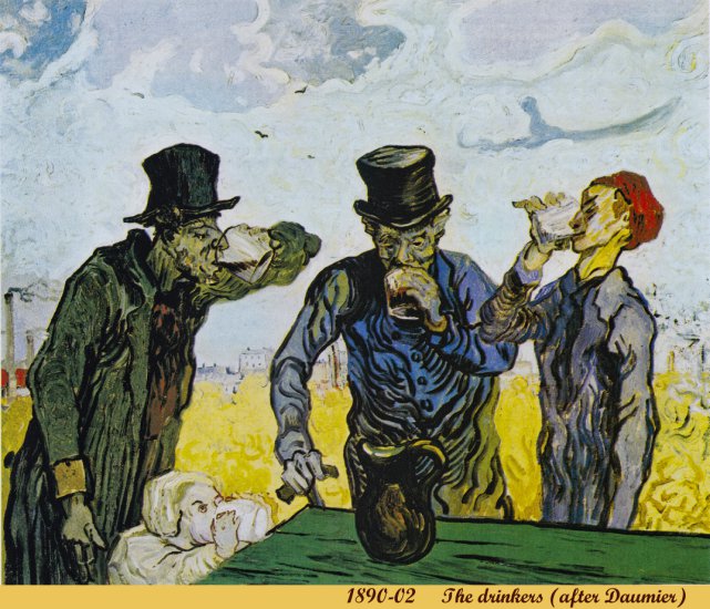 4. Saint -Rmy 1889 -90 - 1890-02 05 - The drinkers after Daumier.jpg