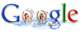 Google Doodle - summer2004_synchro_swim.gif