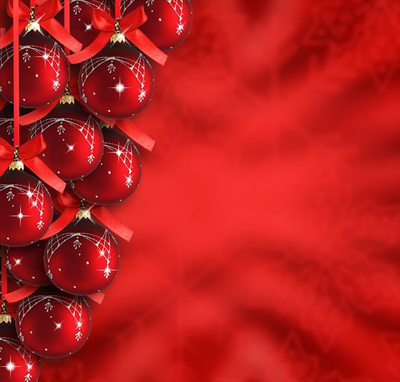 tła świąteczne - Christmas backgrounds with balls 4.jpg