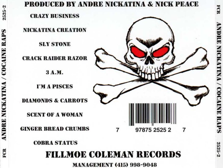 Andre Nickatina - Cocaine Raps Vol. 1 - Andre_Nickatina-Cocaine_Raps-Back.jpg