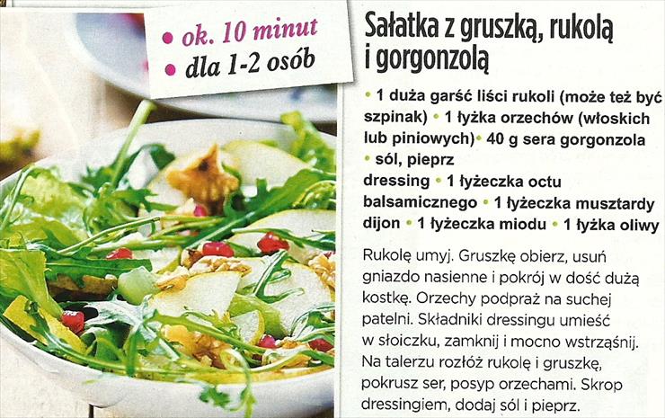 gruszka - Sałatka z gruszką, rukolą i gorgonzolą.jpg