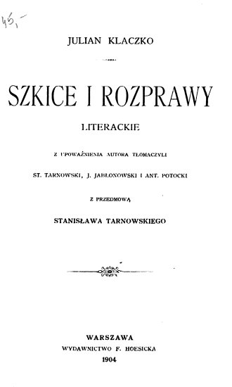 LITERATURA POLSKA - Szkice i Rozprawy Literackie.tif