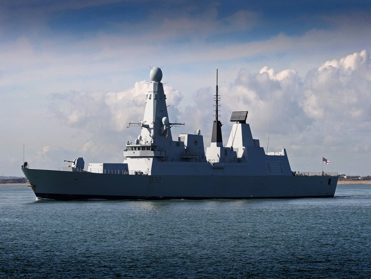 okręty wojenne - HMS-Daring-Ready-for-Action.jpg