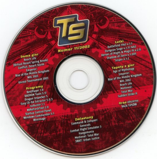 top Secret scany płyt i okładek CD - 2002-11 Top Secret płyta cd 001.JPG