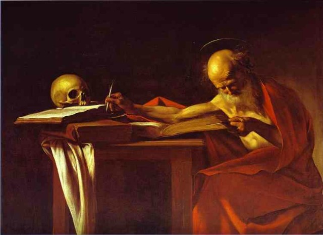 Caravaggio - Caravaggio-St. Jerome Writing.jpg