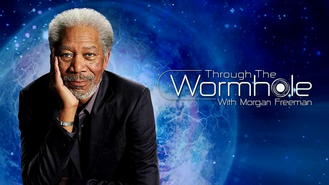 Zagadki wszechświ... - Zagadki wszechświata z Morganem Freemanem 2010L-Through The Wormhole With Morgan Freeman.jpg