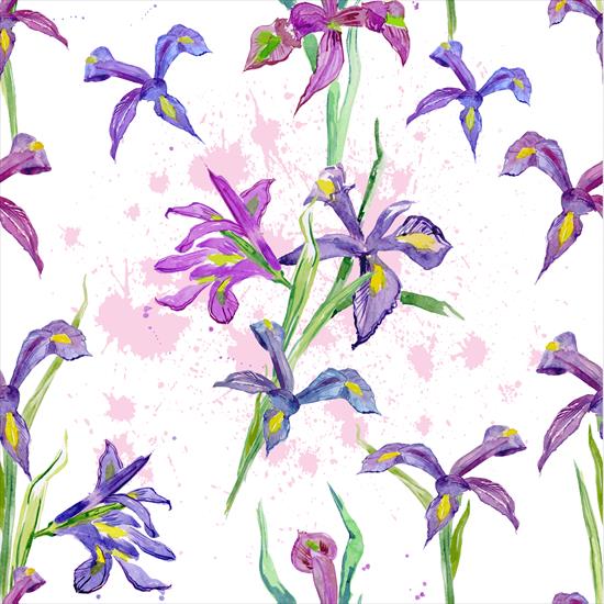 Kwiaty tło - iris_seamless.jpg