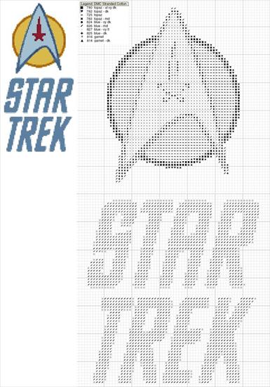 Cross Stitch Patterns - Star_Trek_Logo_Cross_Stitch_by_black_lupin.jpg