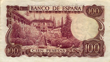 Hiszpania - SpainP152-100Pesetas-1970_b-donated.jpg