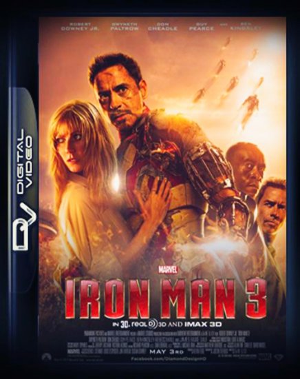      FILMY 1 okładki  - Iron Man 3 Sci-Fi 2013.jpg