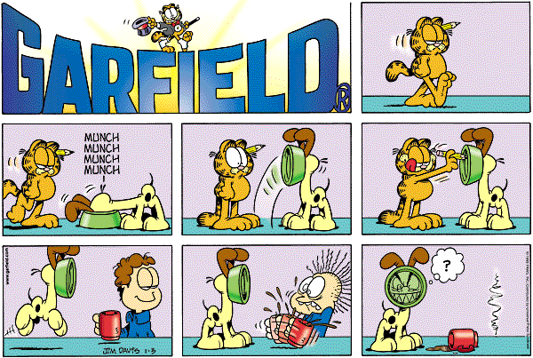 Komiksy z Garfieldem - Komiksy z Garfieldem 13.gif
