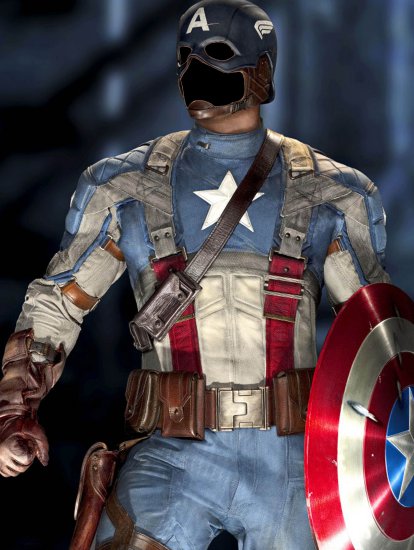 Dla mężczyzn PSD - Captain America.png