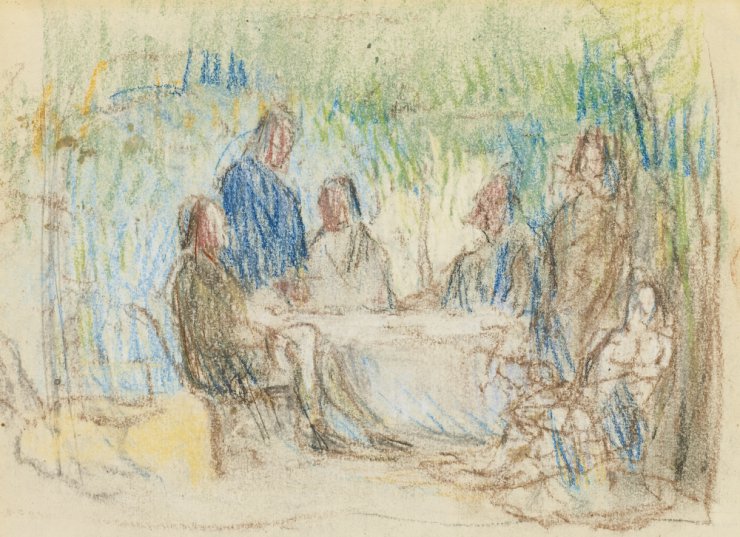 Paul Cezanne Paintings 1839-1906 Art nrg - Around the Table, 1870-77.jpg